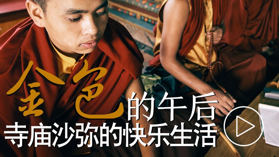 金色的午后 ：寺庙沙弥的快乐生活