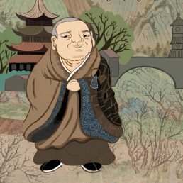 禅宗祖师马祖道一（绝美手绘）